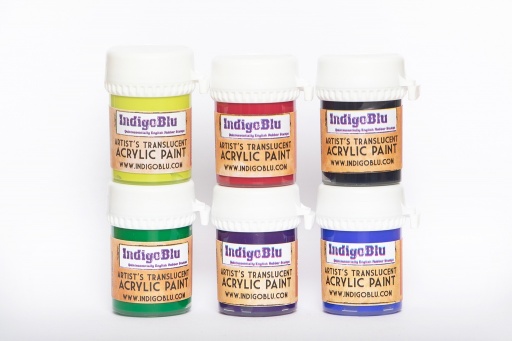 Artist's Translucent Acrylic Paint Set - Bluebell Wood - (20ml x 6)